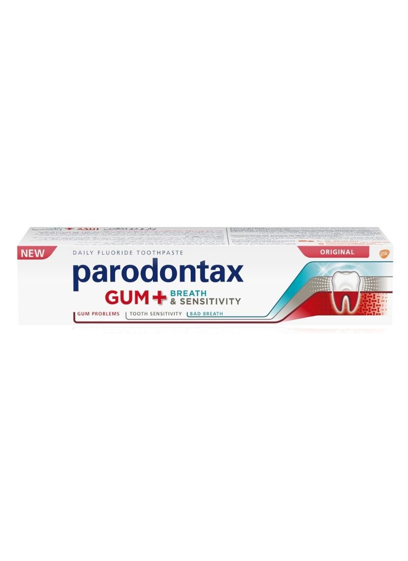 Parodontax Gum Plus Breath And Sensitivity Toothpaste - Image 1