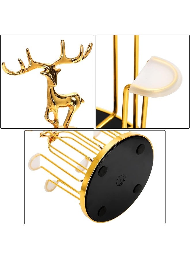 BS حامل أكواب زجاجي أنيق من B&S للمنزل أو البار - تصميم حديث مع قاعدة مستقرة للنبيذ، الكوكتيل، وأكواب الشرب - رف تخزين متين موفر للمساحة للمطبخ أو منطقة الطعام - Image 4