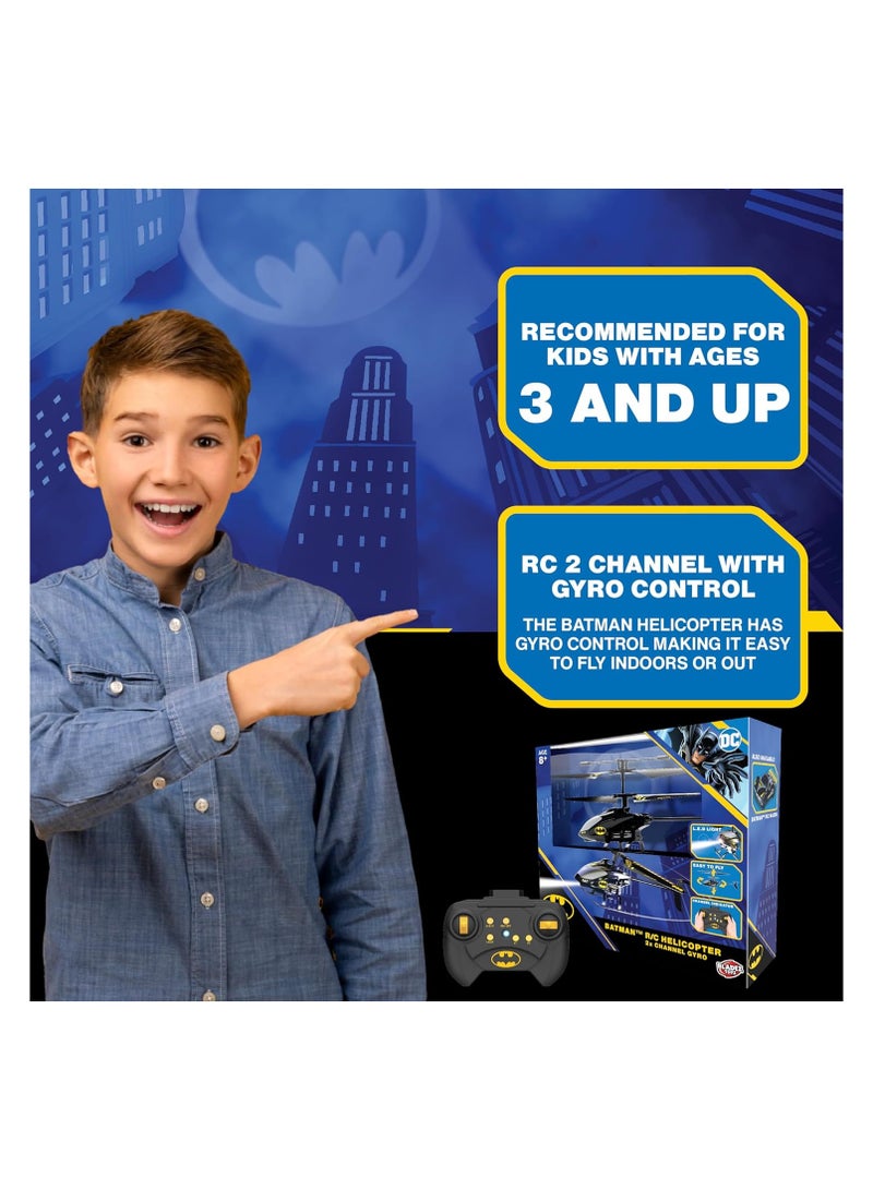 Bladez Bladez Batman RC Helicopter | 2-Channel Gyro Flight Control | LED Lights, Crash-Proof Design for Epic Aerial Battles  - Image 3