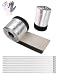 BaiYiQing Wire Heat Shield Heat Shroud Sleeve Heat Shield Automotive Fuel Line Wire Heat Sleeve for Ultimate Heat Protection Hose Wire Sleevingwith 10PCS Stainless Steel Cable Metal Ties 12IDx10FT - Image 2