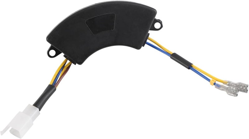 Automatic Voltage Regulator for 2KW - 3KW 168F Gasoline Generator, Arc Shaped AVR Controller, Black - Stable Output Voltage, Easy Installation, Suitable for Electric Start Genera - Image 4