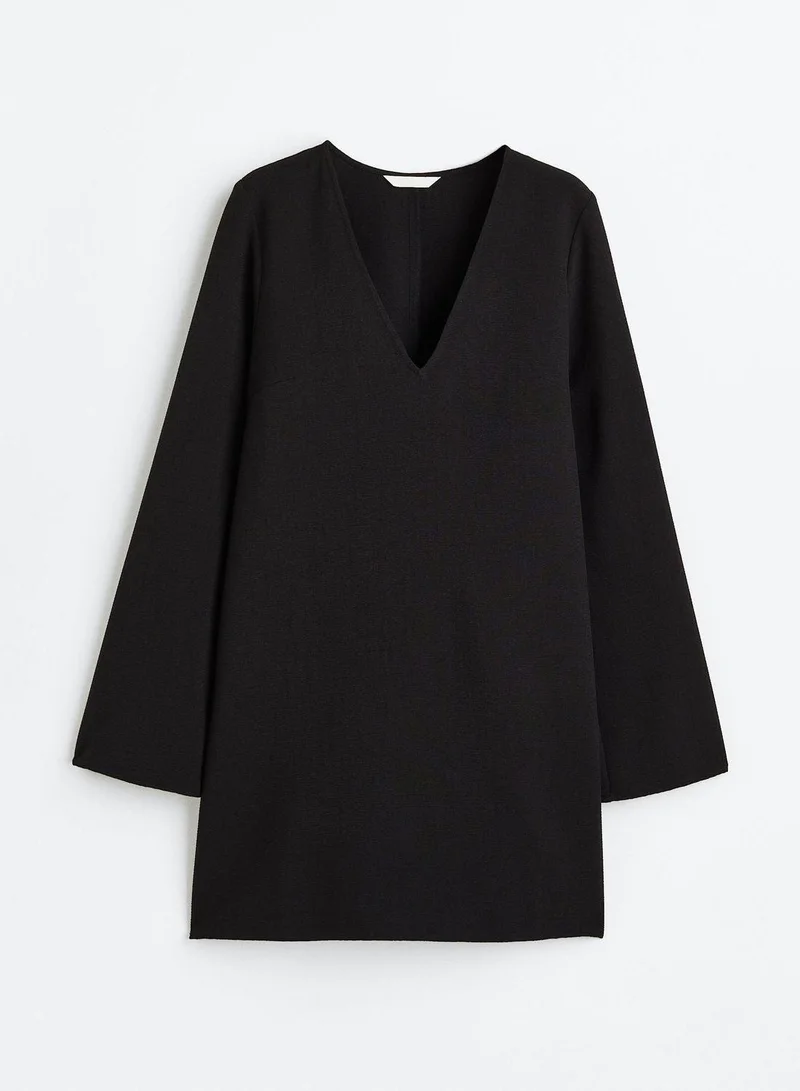 H&M Long Sleeve Mini Dress