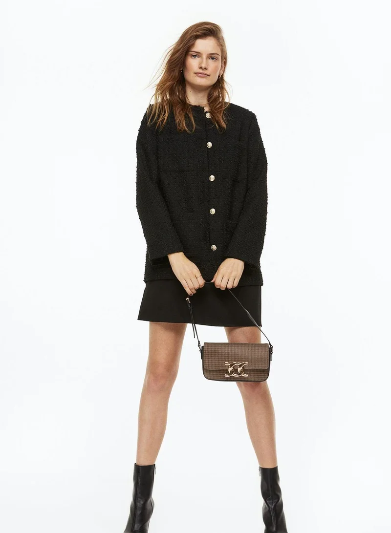 H&M Long Sleeve Mini Dress