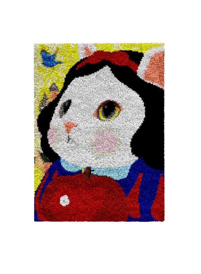 إسكدنيا مجموعة كروشيه وسادة بتصميم متقاطع، مجموعة تزيينية، مجموعات تافستري، كروشيه للأرضيات، مجموعة حرفية للأطفال، كروشيه حيوانات. - Image 1