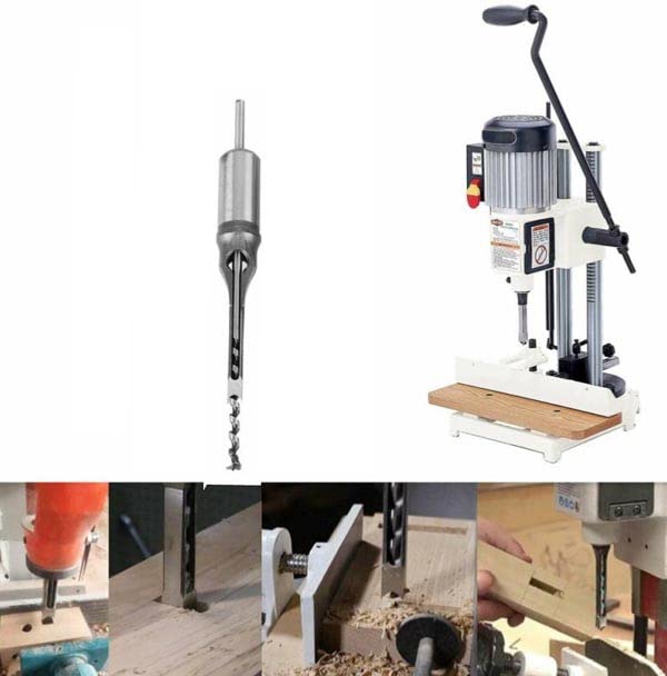 NITYA 6MM HSS Hole Square Drill Mortising Chisels Woodworking Tool suitable for drilling wood, like MDF, particle board, pine wood, basswood  - Image 5