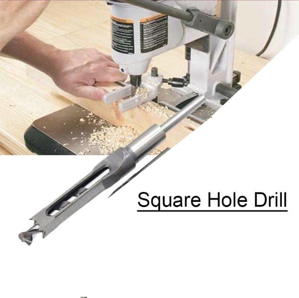 NITYA 6MM HSS Hole Square Drill Mortising Chisels Woodworking Tool suitable for drilling wood, like MDF, particle board, pine wood, basswood  - Image 2