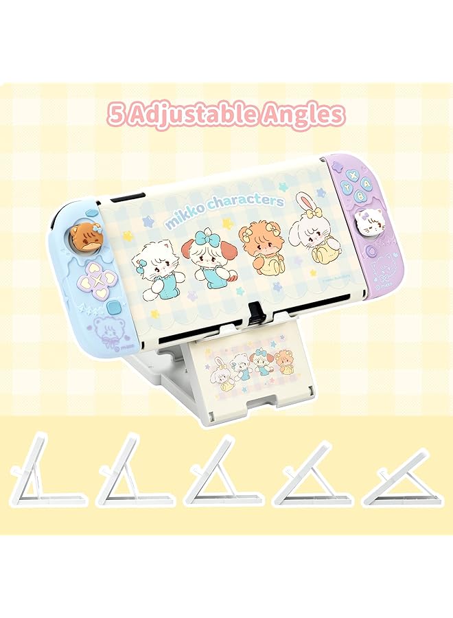 GEEKSHARE Switch Stand Angle Adjustable Playstand Compatible With Switch/Oled/Switch Lite Portable Foldable Holder Bracket Mikko Sweet Thoughts - Image 3
