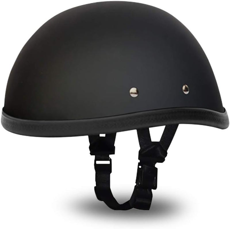 Daytona Helmets Novelty Eagle Skull Cap Helmet - Dull Black - Image 1