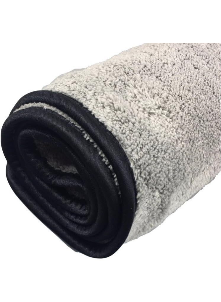 Generic Microfiber Car Drying Towel, Premium Extra Large Auto Wash Towel For Cars, Super Absorbent Detailing Cleaning Cloth (60x120cm, Gray)  - Image 2