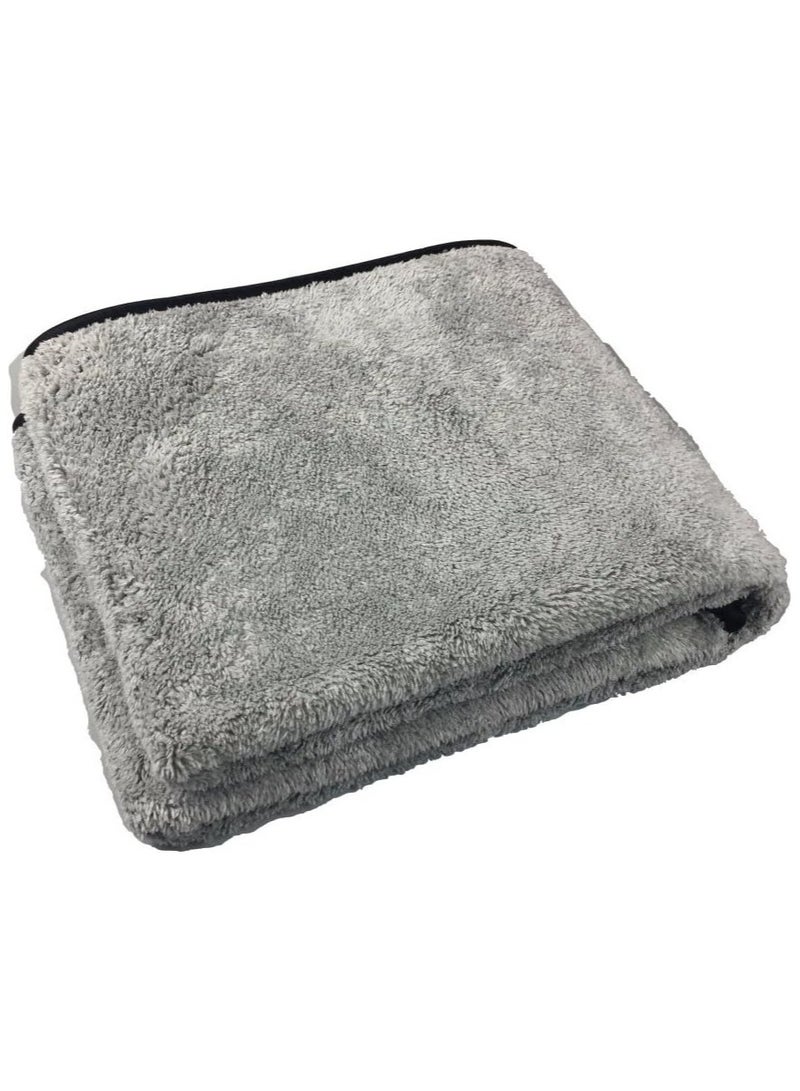 Generic Microfiber Car Drying Towel, Premium Extra Large Auto Wash Towel For Cars, Super Absorbent Detailing Cleaning Cloth (60x120cm, Gray)  - Image 3