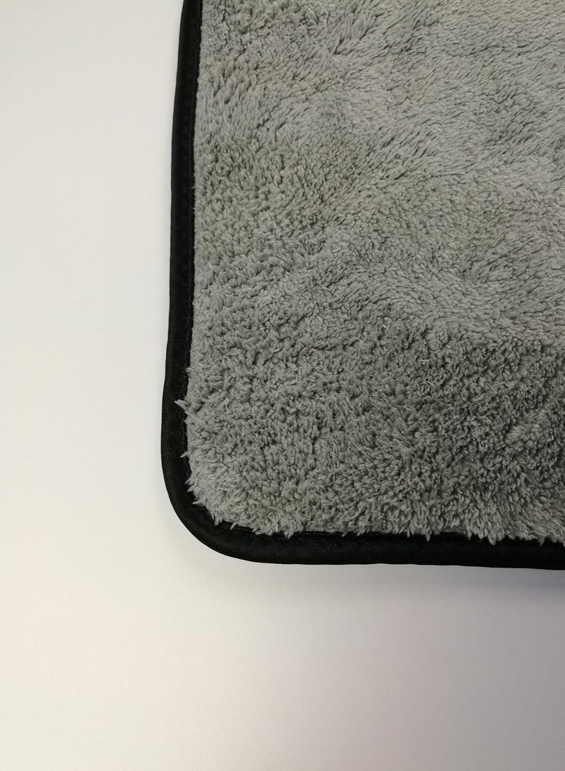 Generic Microfiber Car Drying Towel, Premium Extra Large Auto Wash Towel For Cars, Super Absorbent Detailing Cleaning Cloth (60x120cm, Gray)  - Image 4