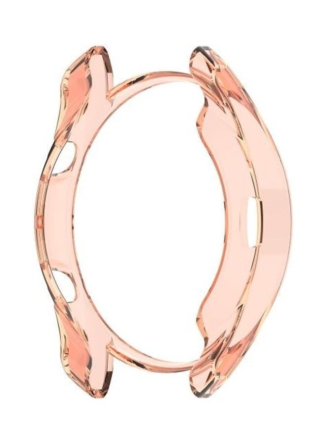 NIBEMINENT Transparent TPU Watch Protective Case For Samsung Galaxy Orange - Image 1