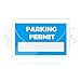 VKQTS Acrylic Car Parking Permit Holder with Suction CupsTransparent Parking Pass Holder for Car Windshield Curved Design to Present Parkings PermitUniversal Cars Windshield Sticker Holders - Image 2