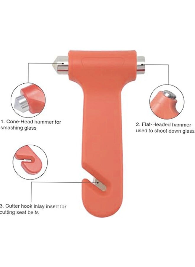 Generic Car Window Breaker Car Safety Hammer Auto Emergency Escape Hammer with Window Glass Breaker and Seat Belt Cutter Basics Lightweight Life Saving Survival Tools for Family Rescue Auto Emergency Escape  - Image 3