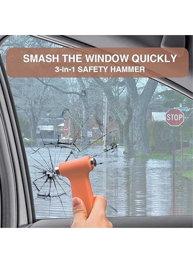 Generic Car Window Breaker Car Safety Hammer Auto Emergency Escape Hammer with Window Glass Breaker and Seat Belt Cutter Basics Lightweight Life Saving Survival Tools for Family Rescue Auto Emergency Escape  - Image 4