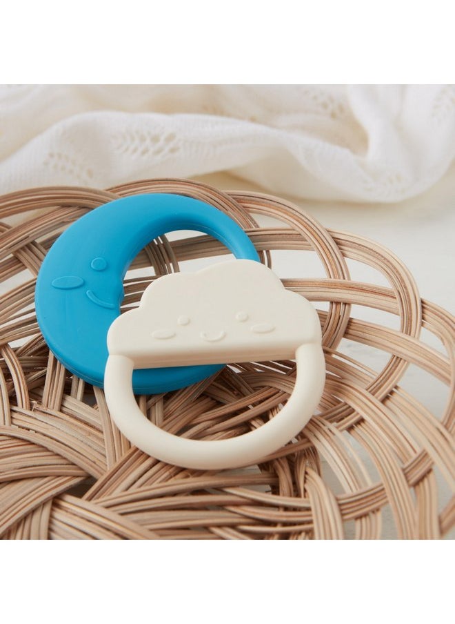 C.R. Gibson C.R. Gibson 100% Food Grade Silicone Cloud Baby Teether for Infants, 2.75" x 4.25", Multicolor  - Image 4