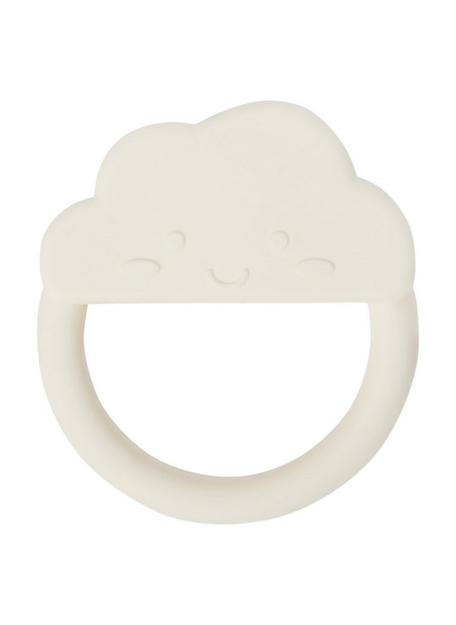 C.R. Gibson C.R. Gibson 100% Food Grade Silicone Cloud Baby Teether for Infants, 2.75" x 4.25", Multicolor  - Image 1
