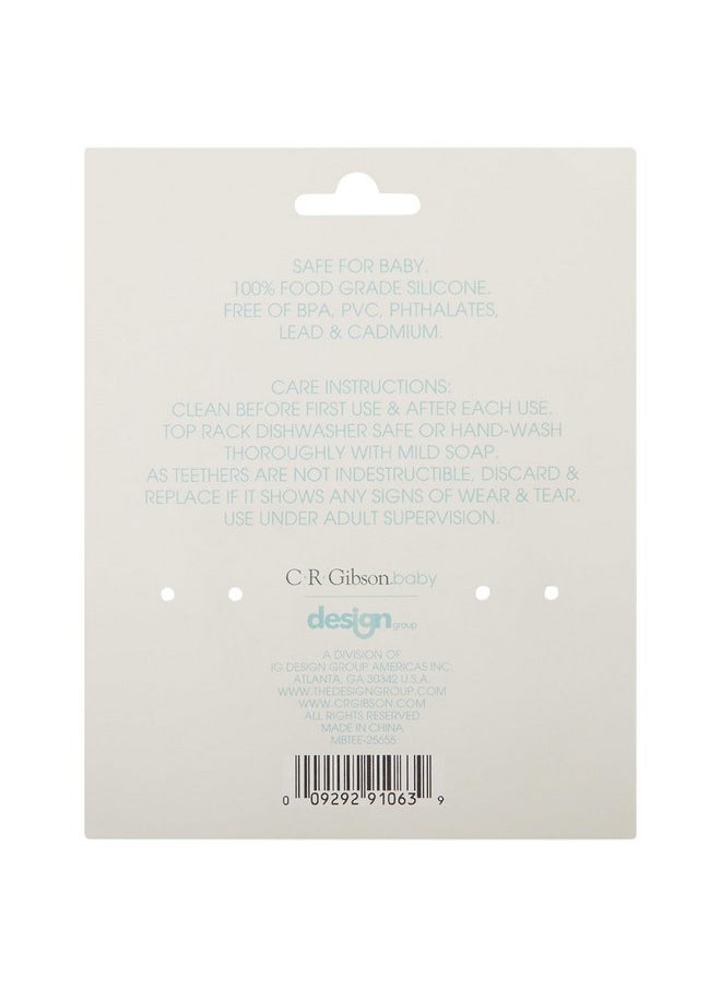 C.R. Gibson C.R. Gibson 100% Food Grade Silicone Cloud Baby Teether for Infants, 2.75" x 4.25", Multicolor  - Image 3