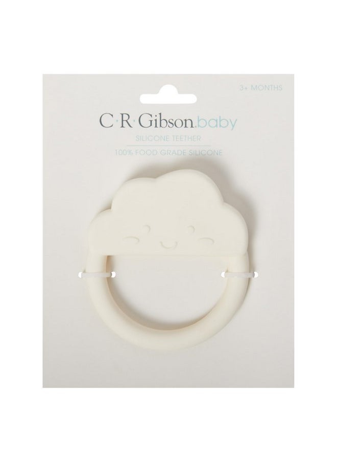 C.R. Gibson C.R. Gibson 100% Food Grade Silicone Cloud Baby Teether for Infants, 2.75" x 4.25", Multicolor  - Image 2