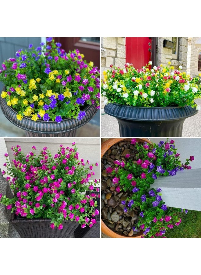 AIWANTO 12 Bundles Artificial Flowers - UV Resistant Fake Flowers for Outdoor & Indoor Decor  - Image 3