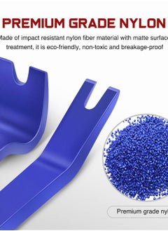 SYOSI 5PCS Pry Off Removal Tool Car Blue Set, Fastener Removal Tool Car Tool Easy to Remove Car Stereo, Door Panel, Fastener, Mold, Dashboard  - Image 3