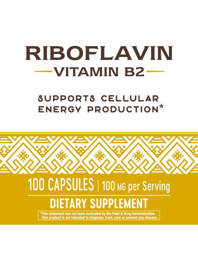 Nature's Way Riboflavin Vitamin B2, 100 mg, 100 Capsules Packaging May Vary - Image 4