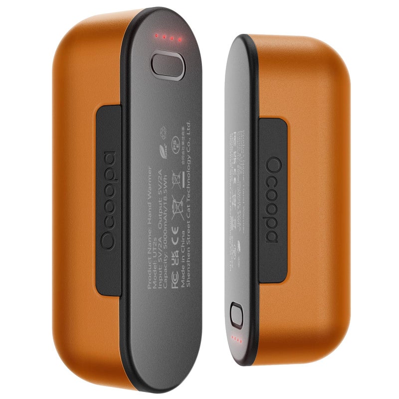 OCOOPA OCOOPA Hand Warmers Rechargeable 2 Pack, Magnetic Electric Handwarmer, 4 Levels Heat Up to 137℉, USB-C Portable Charger 10000mAh, Raynauds, Golf, Christmas Tech Gifts for Men, UT2s(MagTwins)  - Image 1
