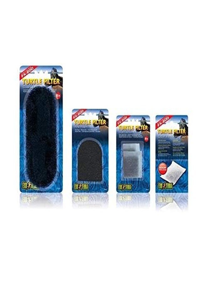 Exo Terra Turtle Filter Coarse Foam, Replacement Filter Media for Aquatic Turtle Terrarium, 2-Pack, PT3636 - Image 3