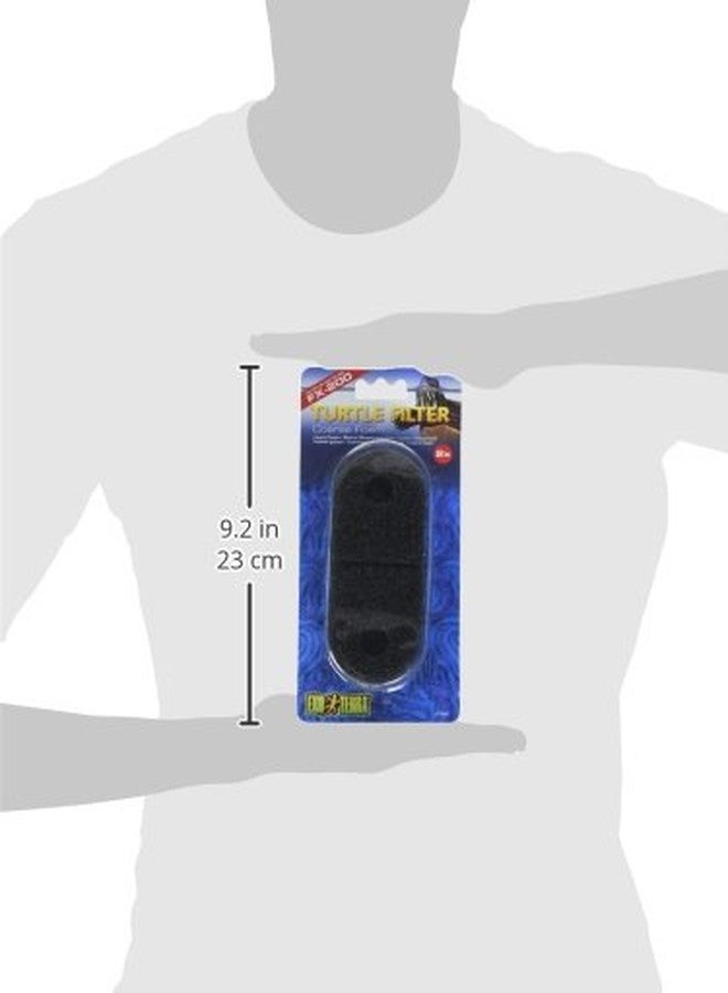 Exo Terra Turtle Filter Coarse Foam, Replacement Filter Media for Aquatic Turtle Terrarium, 2-Pack, PT3636 - Image 4