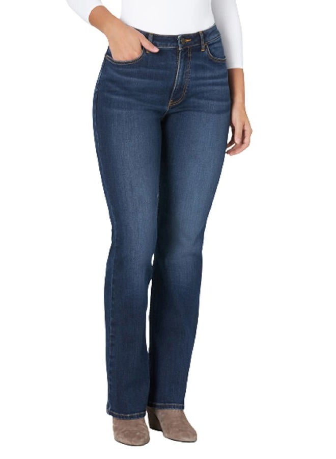 Wrangler Women's High Rise True Straight Fit Jean, Stockton, 16W x 32L - Image 1