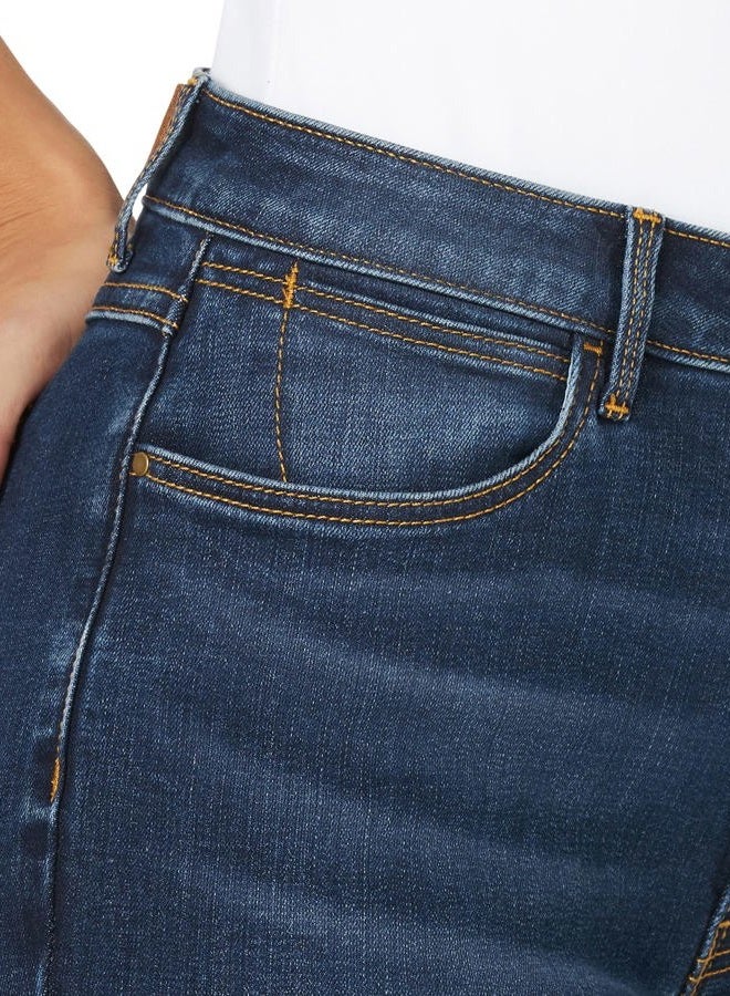 Wrangler Women's High Rise True Straight Fit Jean, Stockton, 16W x 32L - Image 4
