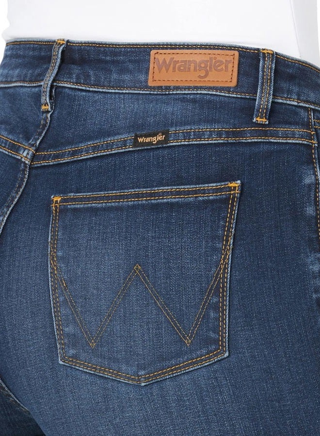 Wrangler Women's High Rise True Straight Fit Jean, Stockton, 16W x 32L - Image 5