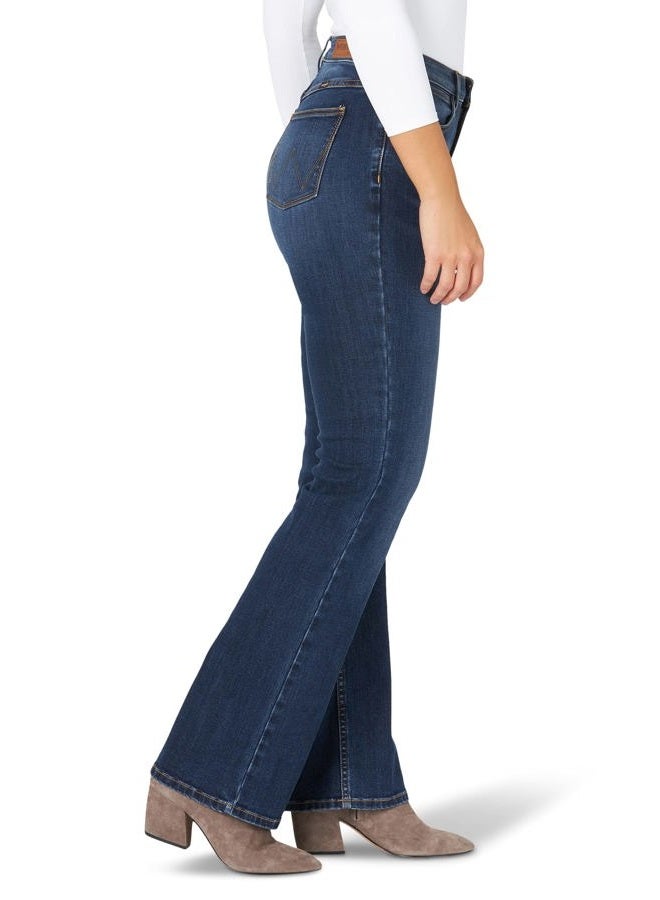 Wrangler Women's High Rise True Straight Fit Jean, Stockton, 16W x 32L - Image 3