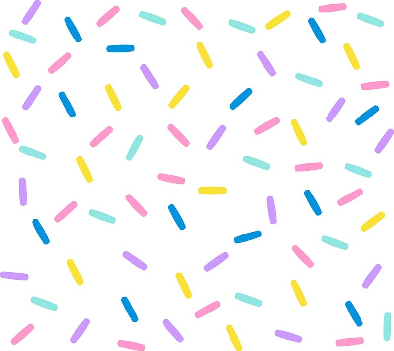 إياسو EASU Sprinkles Fabric Wall Scals Mini Bar Stickers Confetti Wall Secal قشرة قابلة للإزالة وعصا شارات Decord Decor - Image 1