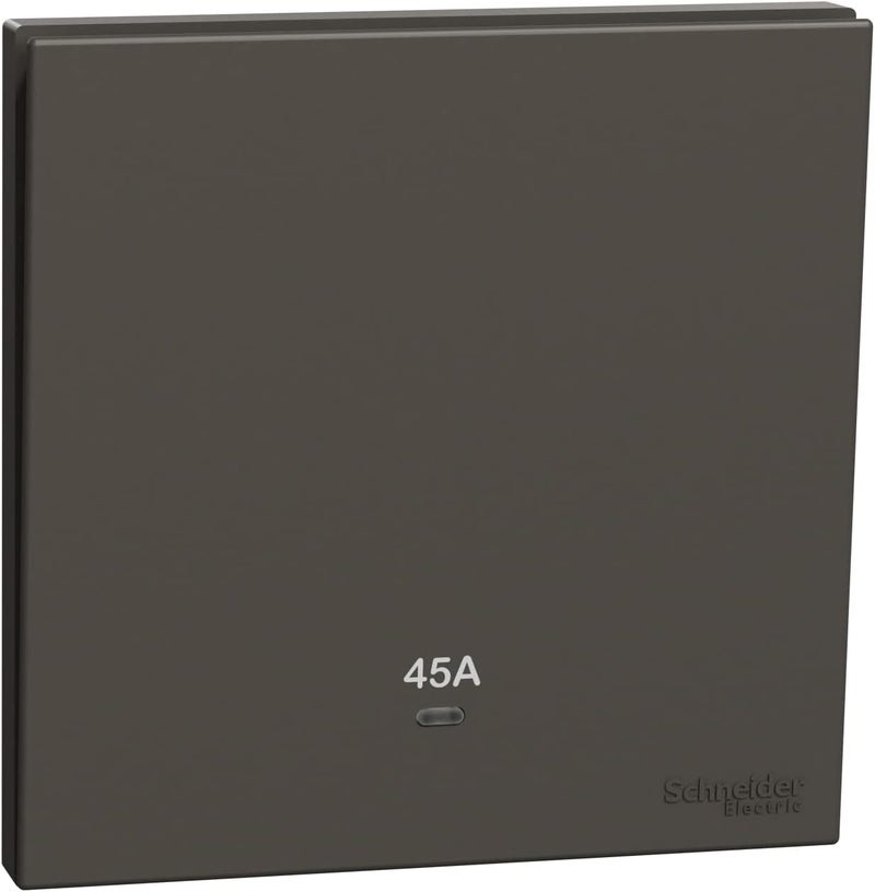 Schneider Electric Schneider Electric AvatarOn C 45A Double Pole Switch - Dark Grey - Image 1