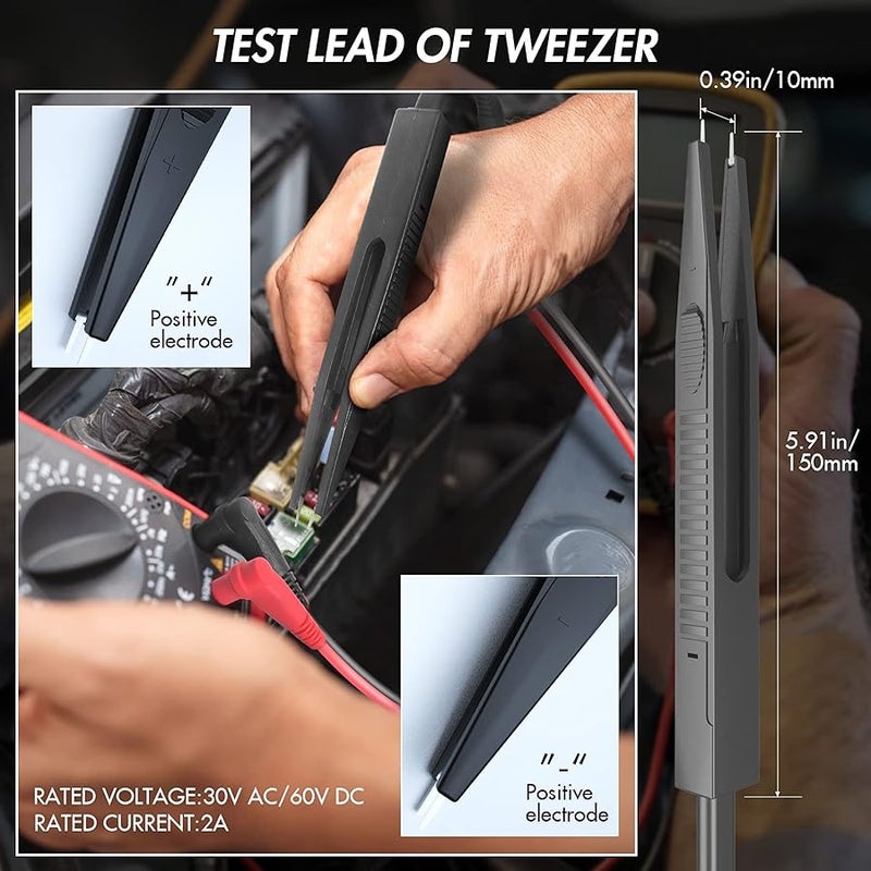 handskit Electrical Multimeter Test Leads Set with Alligator Clips Test Hook Test Probes Lead Professional Kit 1000V 10A CAT.II - Image 4