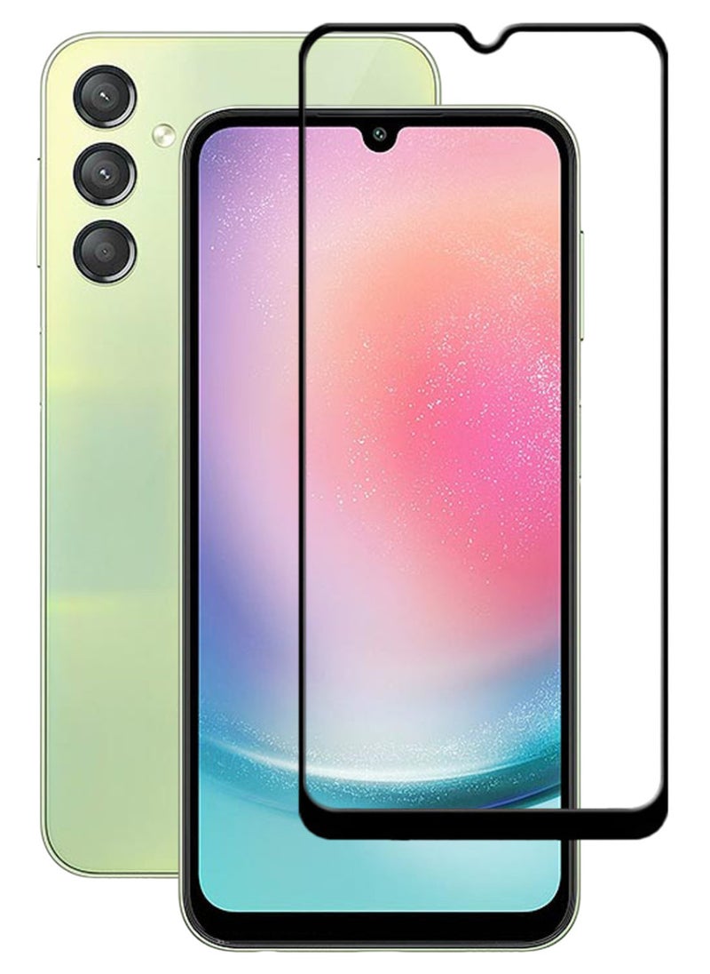 ACLIX Antistatic ESD Dustproof Premium Quality High Definition Tempered Glass Screen Protector Designed For Samsung Galaxy A24 4G - Image 1