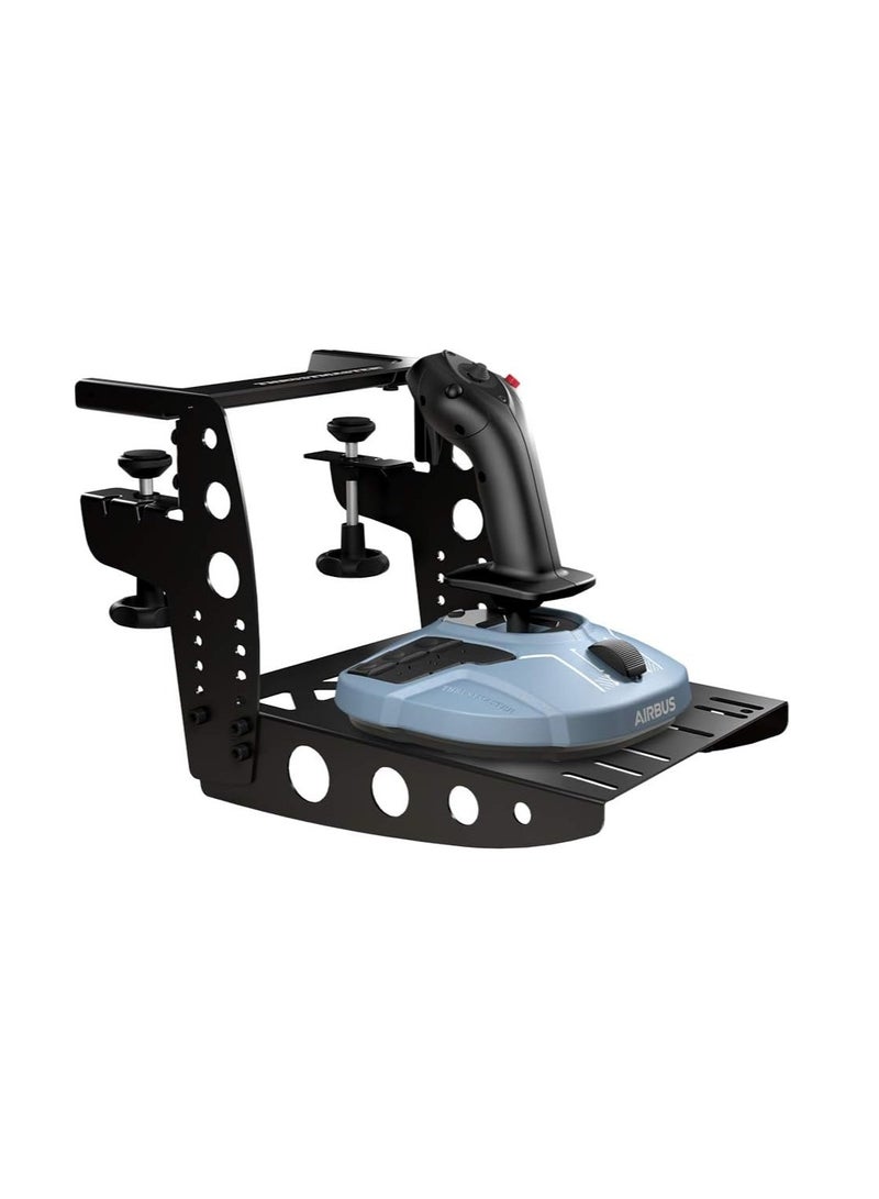 ثروستماستر مشبك الطيران Thrustmaster TM - 100% معدن - نظام تثبيت لعصا التحكم وربع دواسة الوقود - Image 5