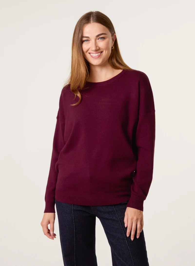 Plain Crew Neck Jumper