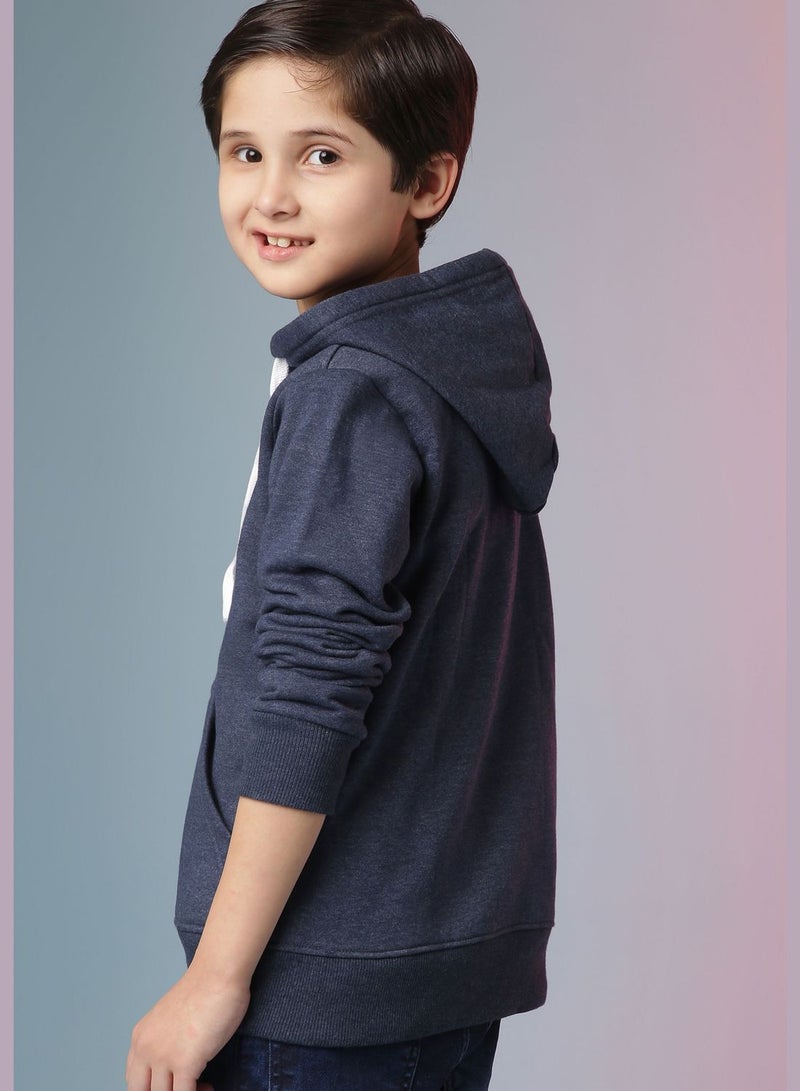 Instafab Front Pocket Printed Hoodie  - Image 5