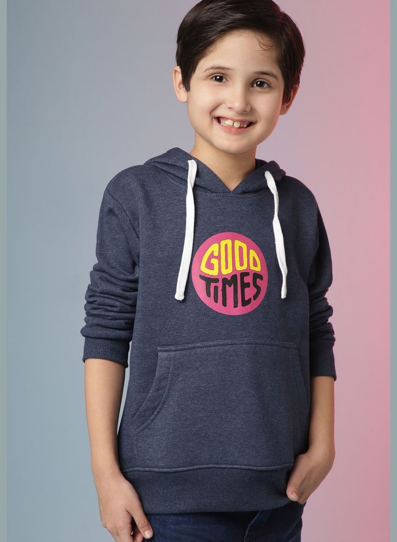Instafab Front Pocket Printed Hoodie  - Image 2