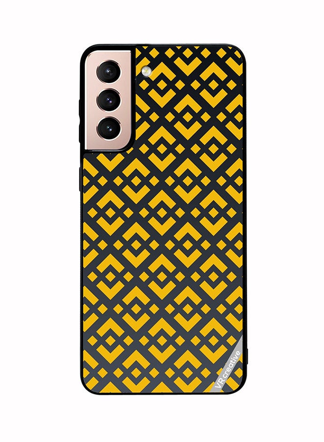 VR CREATIVE Protective Case Cover For Samsung Galaxy S21 5G Binance Logo Design Multicolour - Image 1