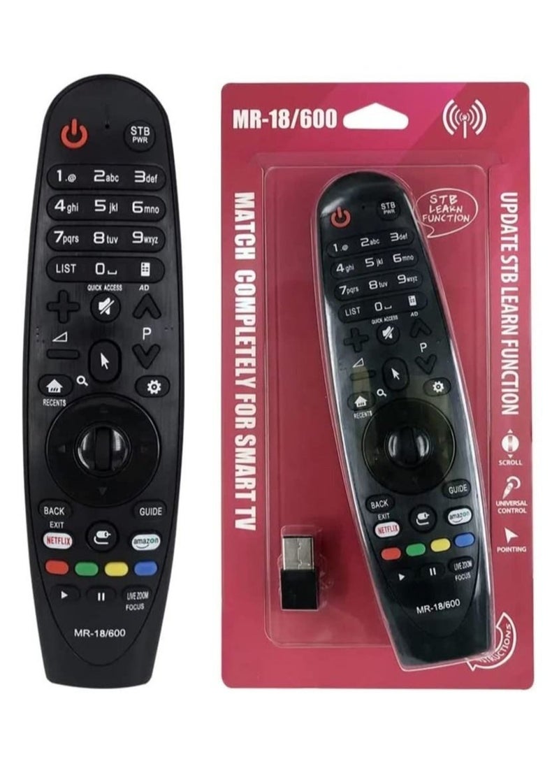 Replacement Smart tv remote control for usb MR-18/600 for LG tv control smart remote