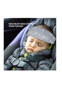 Bonita Infant and Toddler Car Seat Head Support Band with Stroller Seat Sleeping Headrest Neck Relief Strap, Slumber Sling Sleep Positioner - Suitable for Babies, Infants, and Children  - Image 2