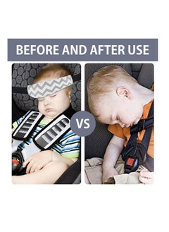 Bonita Infant and Toddler Car Seat Head Support Band with Stroller Seat Sleeping Headrest Neck Relief Strap, Slumber Sling Sleep Positioner - Suitable for Babies, Infants, and Children  - Image 3