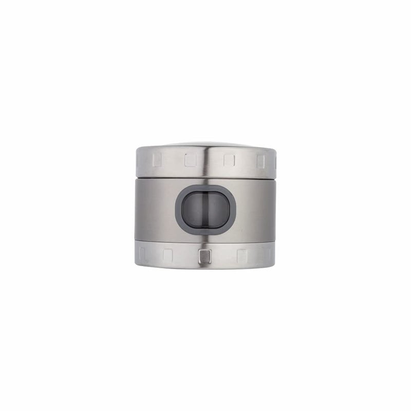 DUBBLIN Stainless Steel Storage jar container Fresher screw lid transparent visible window food safe steel Storage container 500 ml, 1 Piece, Silver - Image 1