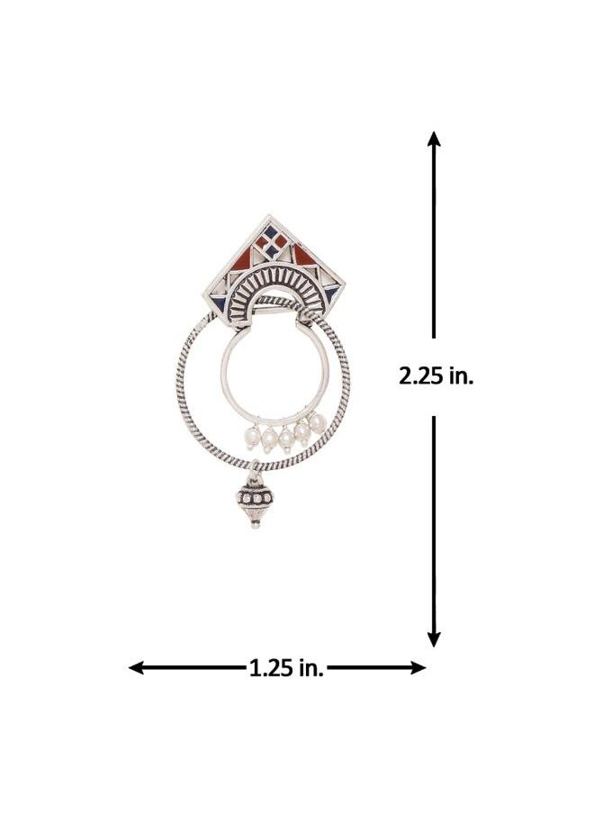 VOYLLA Moksha Tribal Hoop Earrings  - Image 4