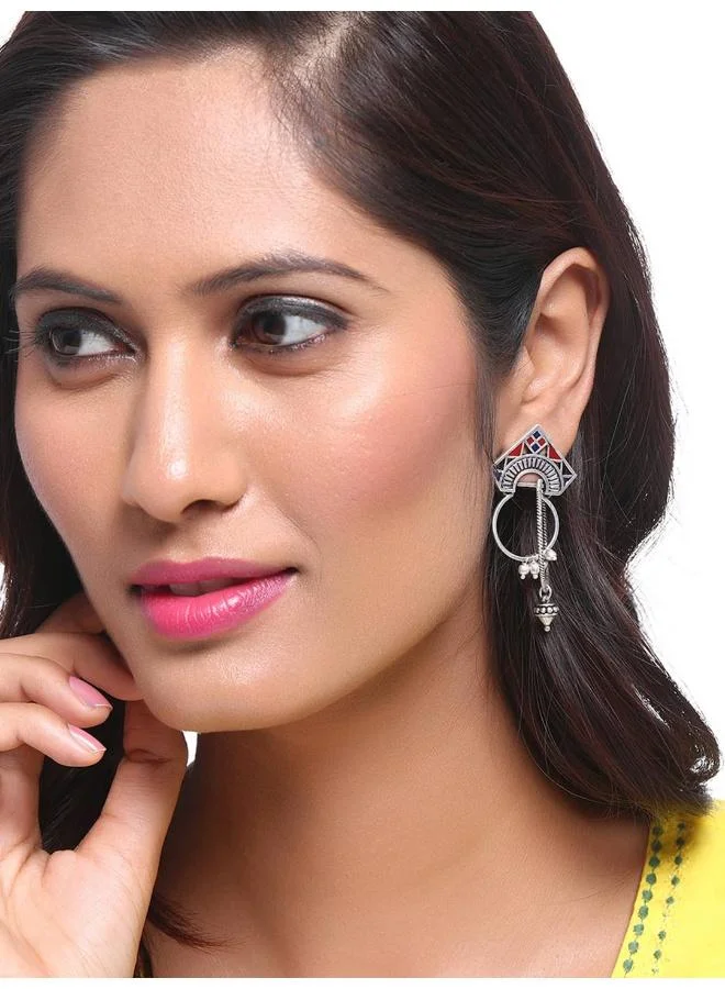 VOYLLA Moksha Tribal Hoop Earrings