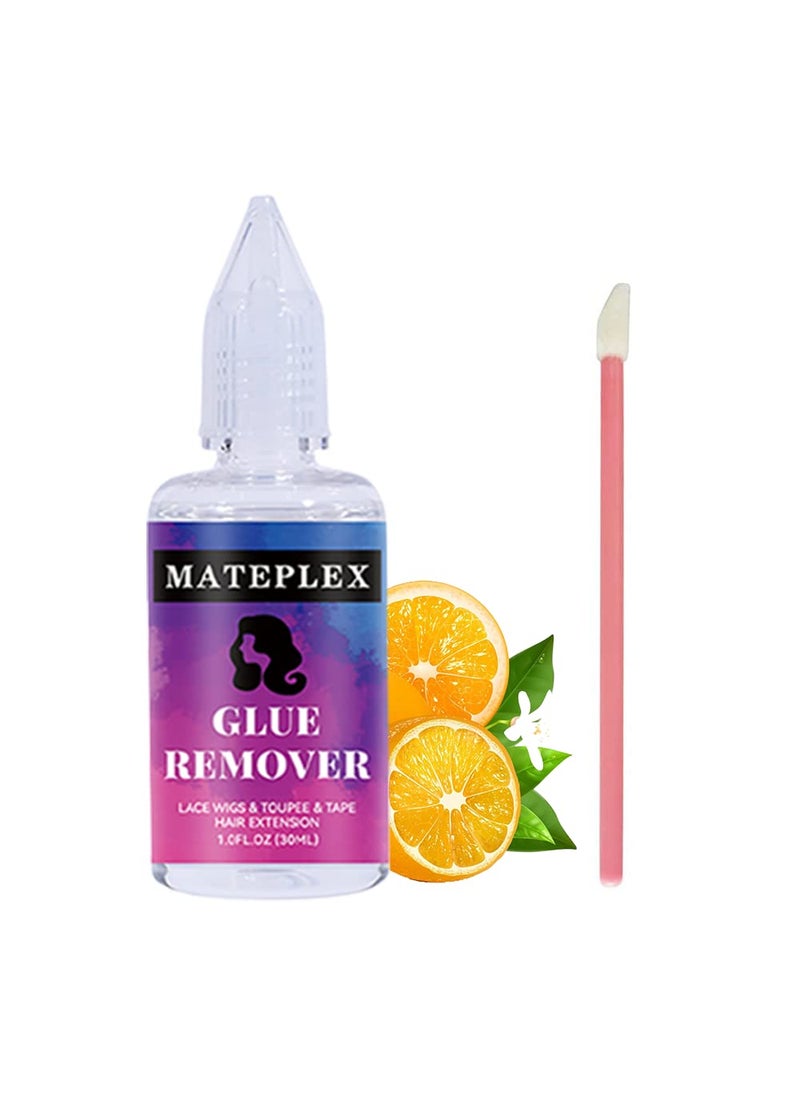 MATEPLEX - Wig Glue Remover for Front Lace Wig Fast Acting Gentle Solvent for Lace Wig Closure Hairpiece and Toupee SystemsRemoves Hair GlueWig Tape Double Sided Extension Tape 30ml White White - Image 1