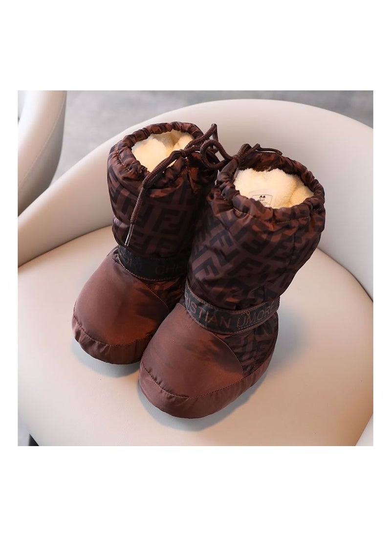 Loquat Suitable For Baby Warm And Comfortable Cotton Shoes 